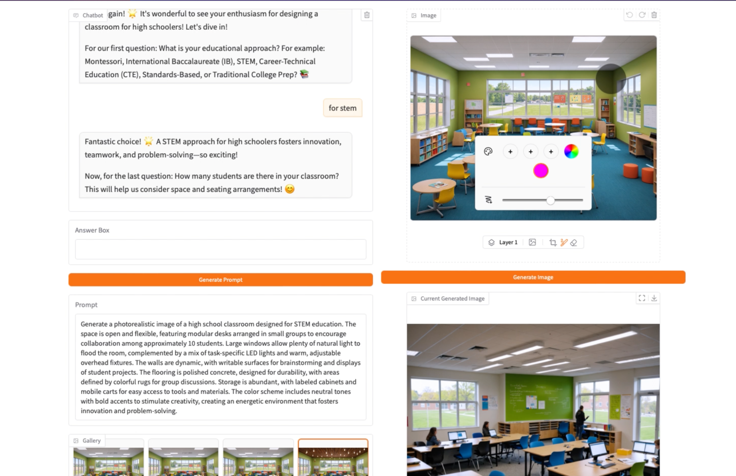 AI automation, creative process, design sketch